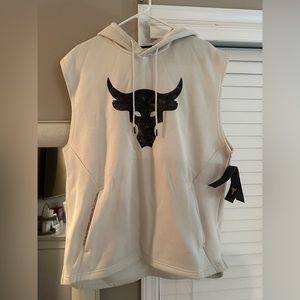 Sleeveless thick hoodie size L. NWT. Smoke free home. Project  Rock.